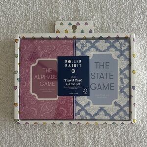 Roller Rabbit x Target Travel Card Game Set - Pink & Light Blue